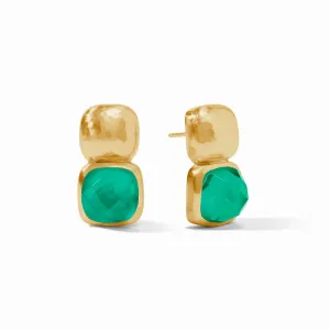 Julie Vos Catalina Emerald Green Earrings