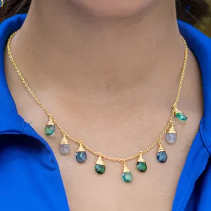 Kaleidoscope Drop Necklace - VNK0002