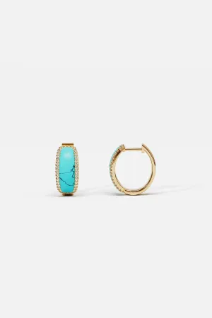 Lagoon Hoop Earrings