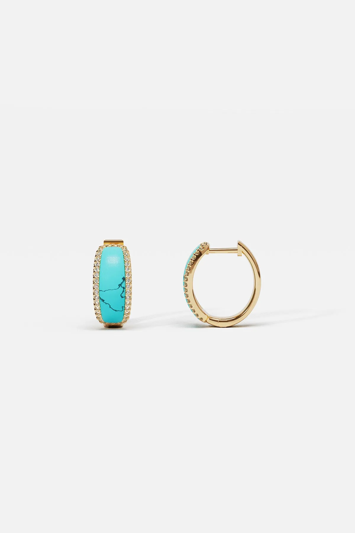 Lagoon Hoop Earrings