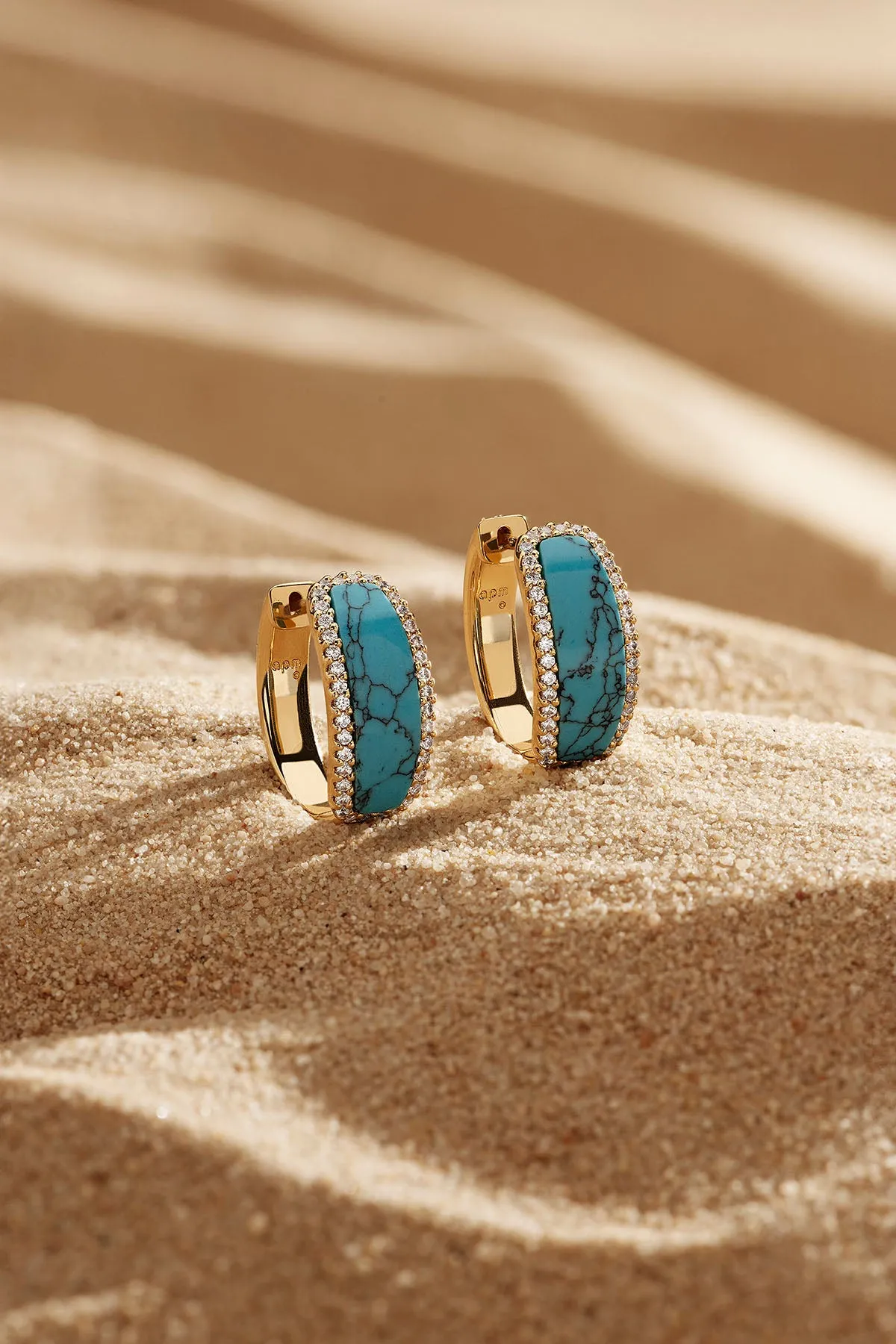 Lagoon Hoop Earrings