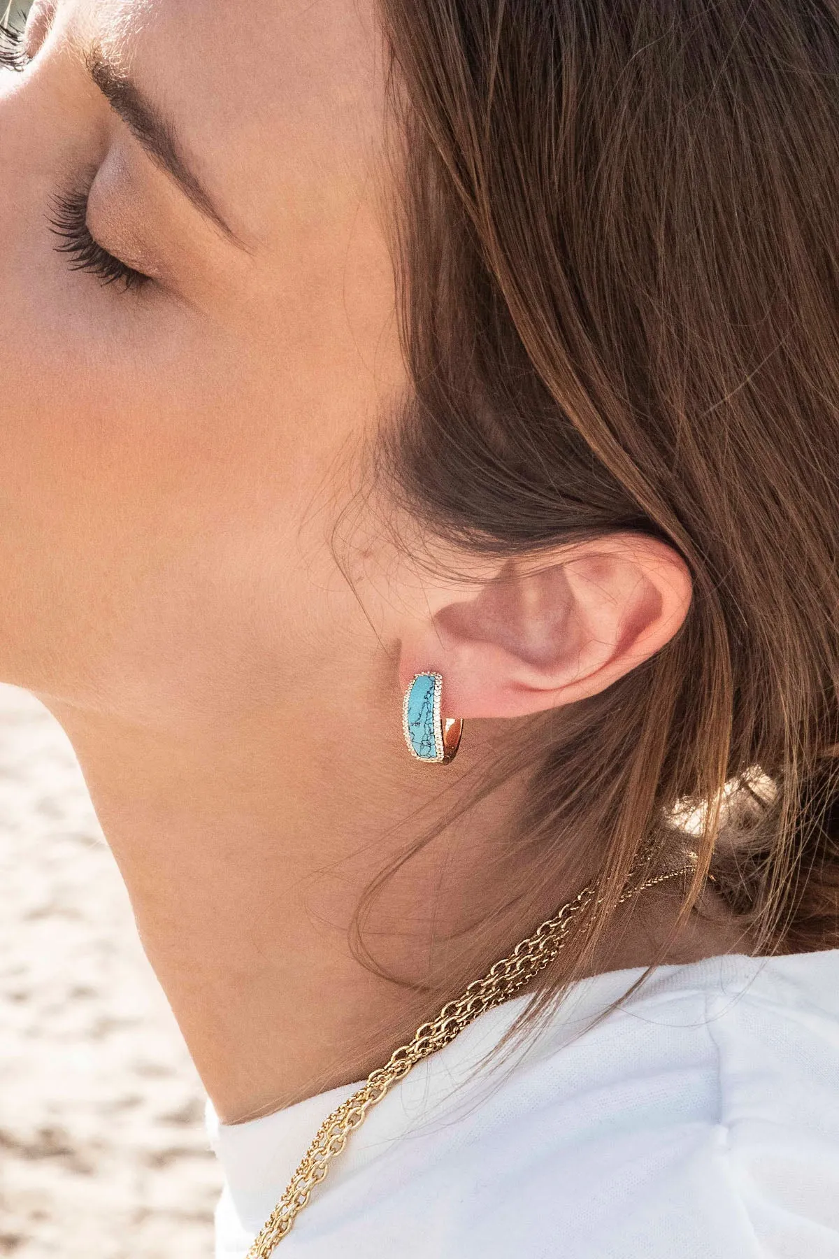 Lagoon Hoop Earrings