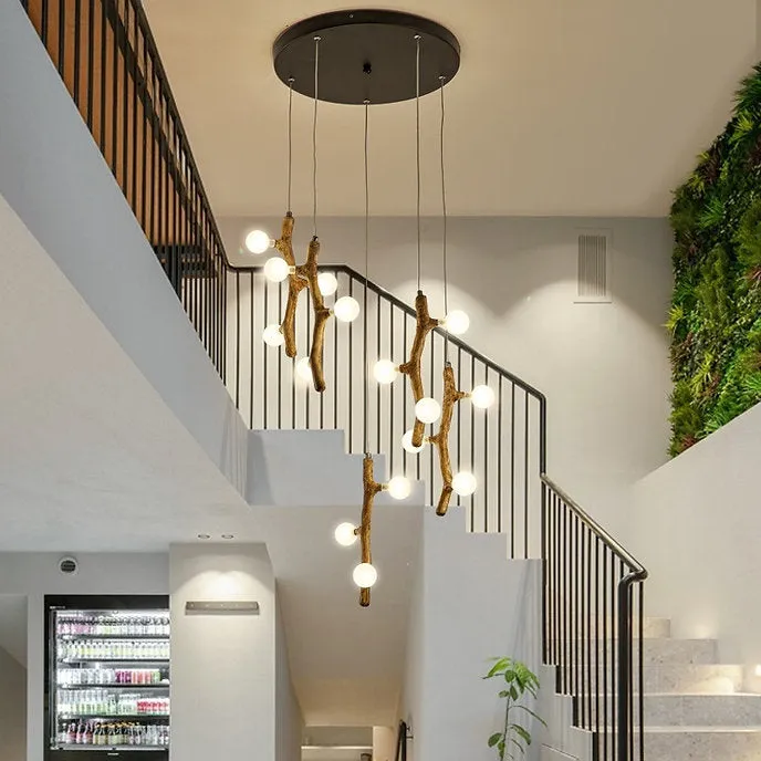 LED Simple Branch Design Pendant Light