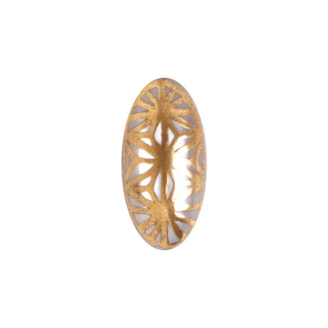 Maki-e Urushi Lacquer Pendant Necklace - White South Sea Pearl Shell / Geometric Hemp-Leaf Pattern -, Traditional Japanese Urushi Lacquer Jewelry