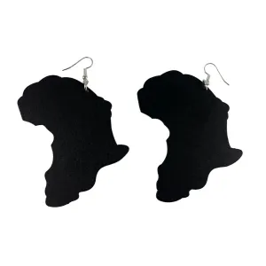 Map of Africa Earrings - 6 colors | African | Africa shaped | Natural hair | Afrocentric | jewelry