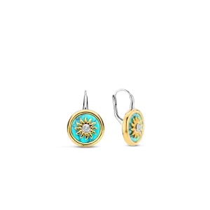 Milano Sun Turquoise Earrings - Gold - 7971TQ