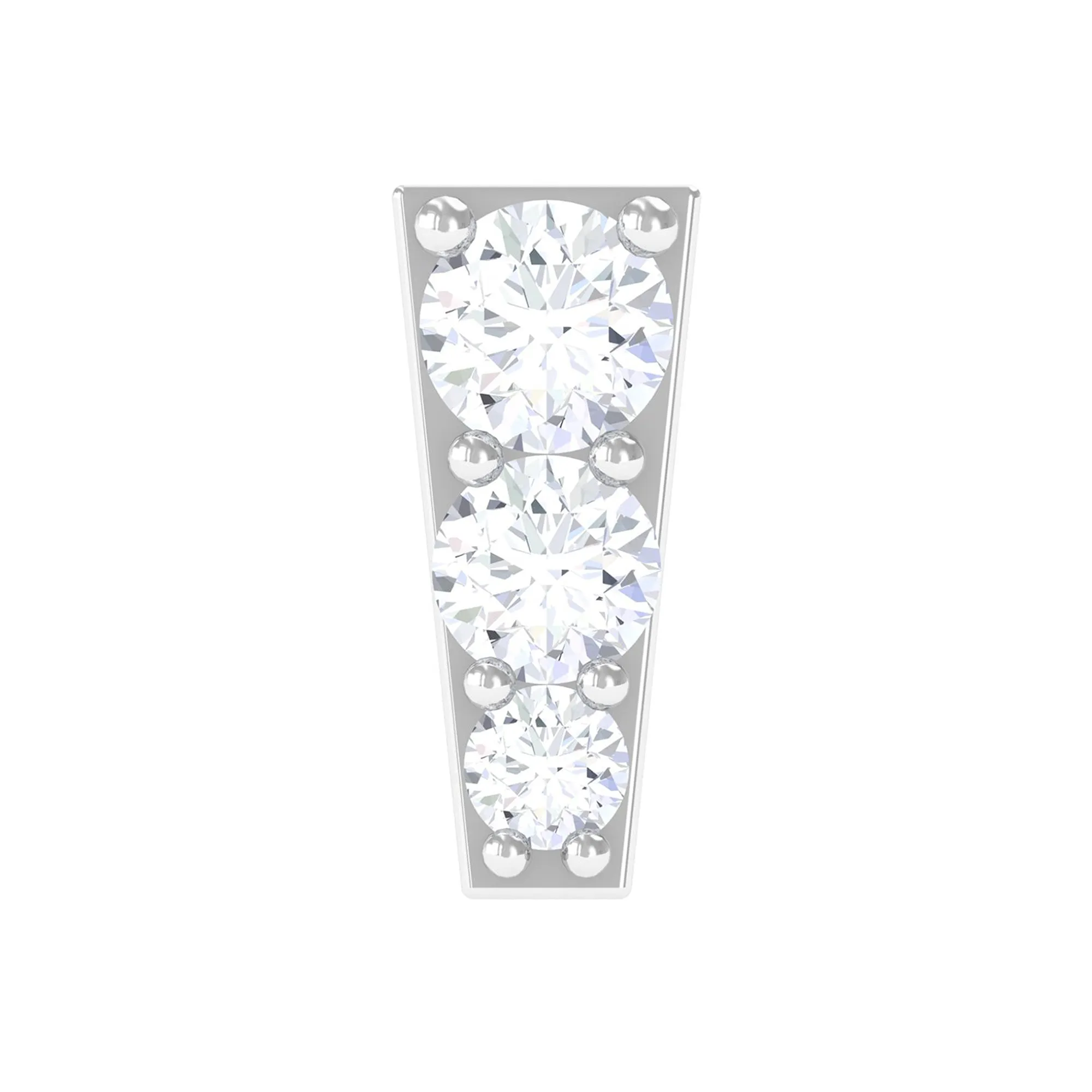 Minimal Diamond Unique Earring for Tragus Piercing