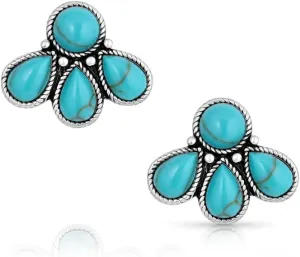 Montana Silversmiths Nature's Wonder Turquoise Earrings - ER5820