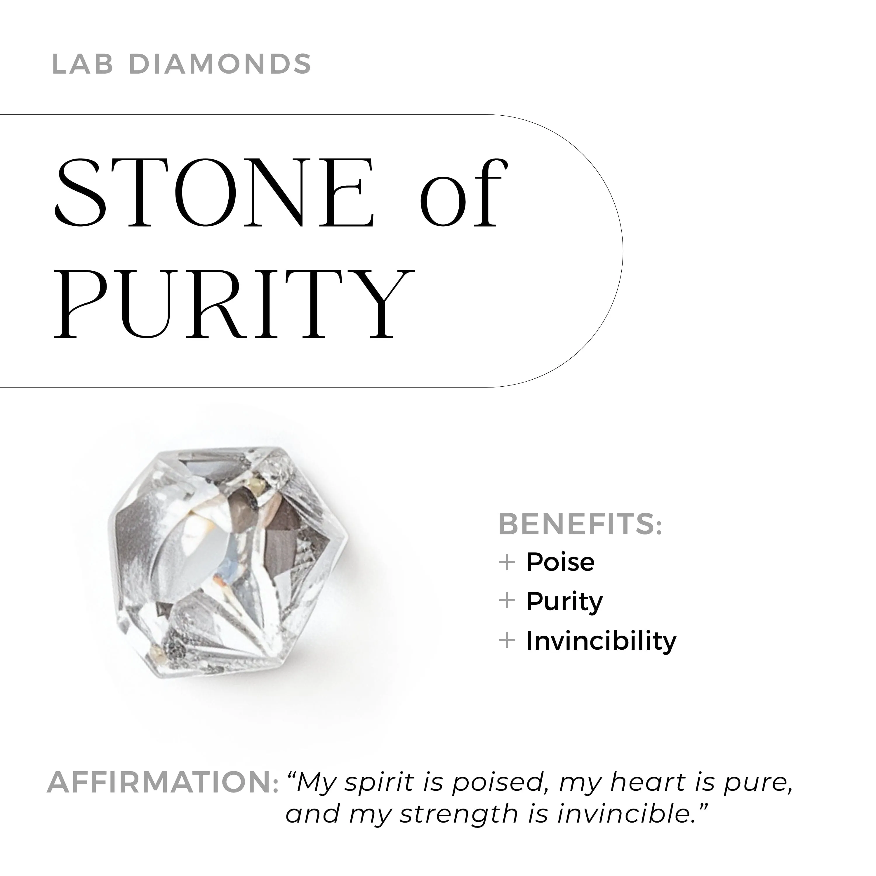 Moonstone Lab Diamond Ring - Muse