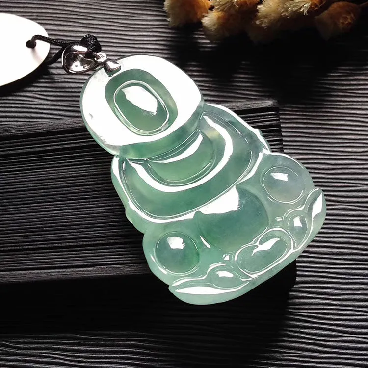 Natural Jade Pendant Jadeite Guan Yin Pendant PT469