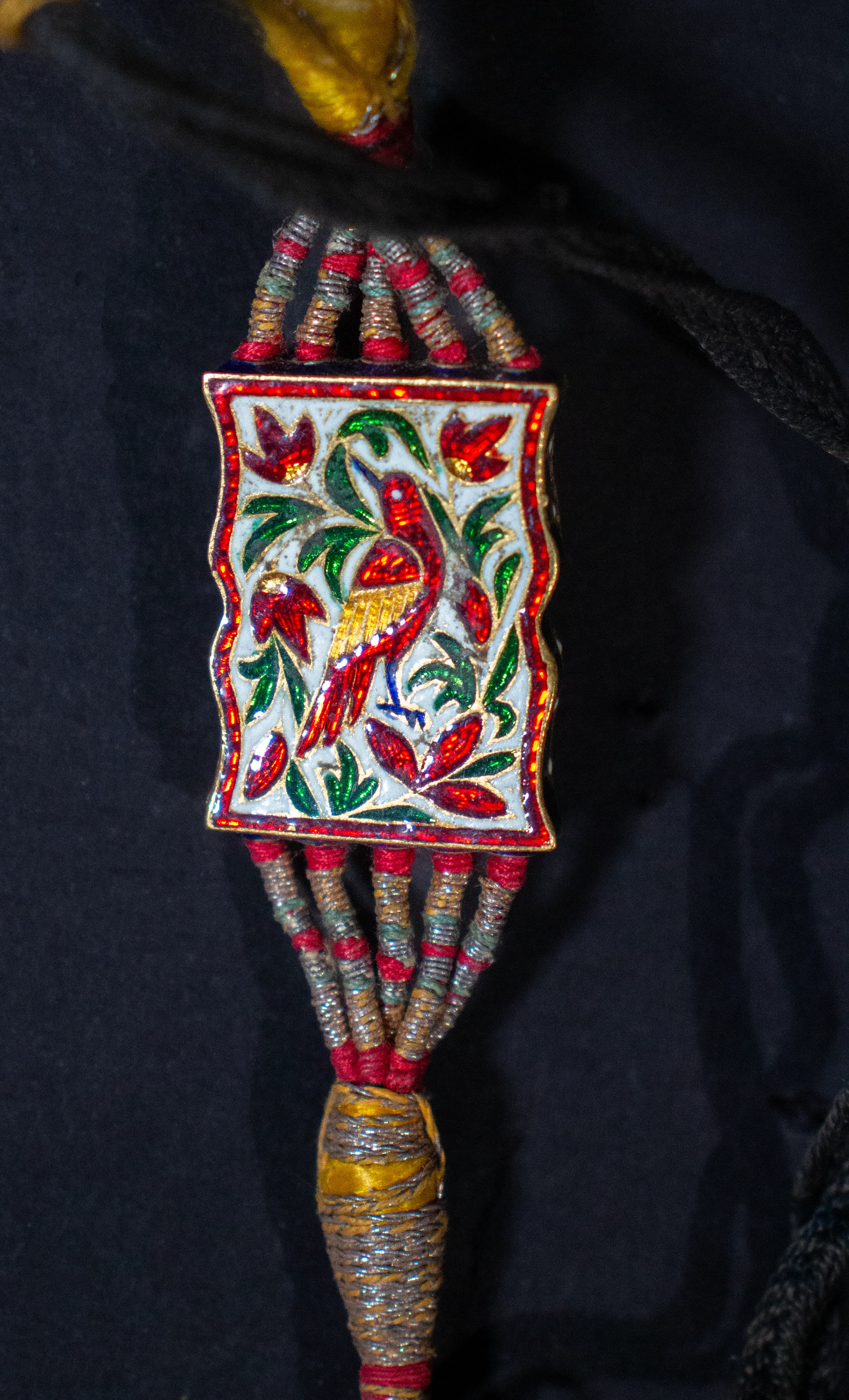 Navaratna Bezu Band 22K and Enameling