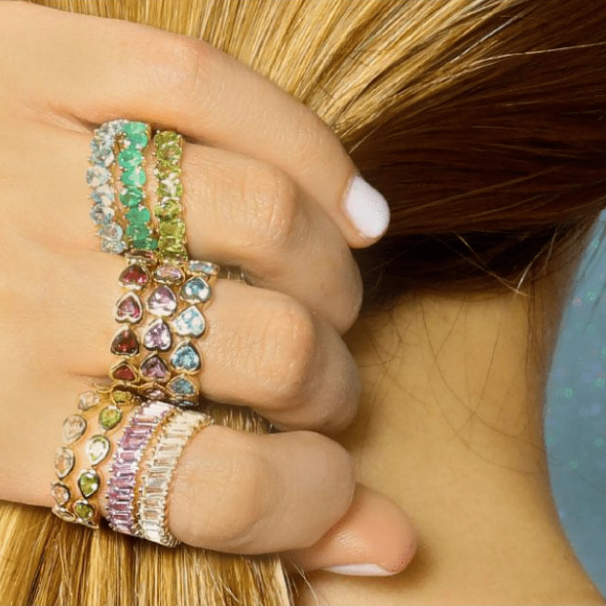 Pear Shape Gemstone Ring