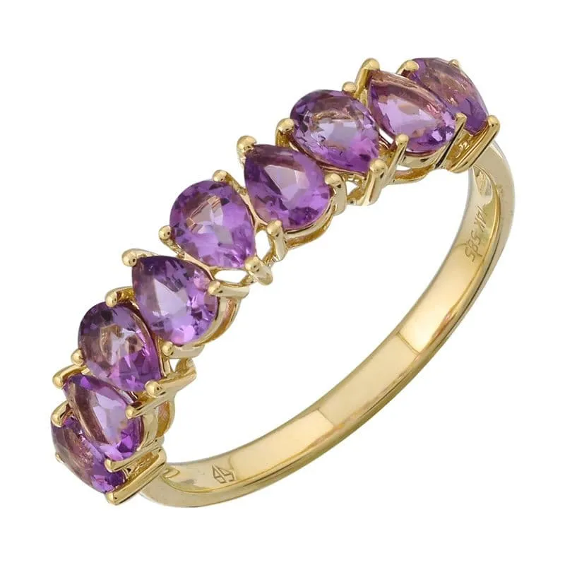 Pear Shape Gemstone Ring
