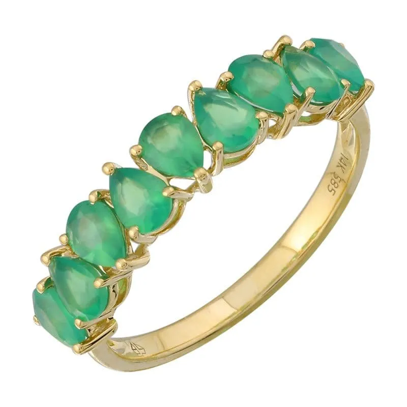 Pear Shape Gemstone Ring