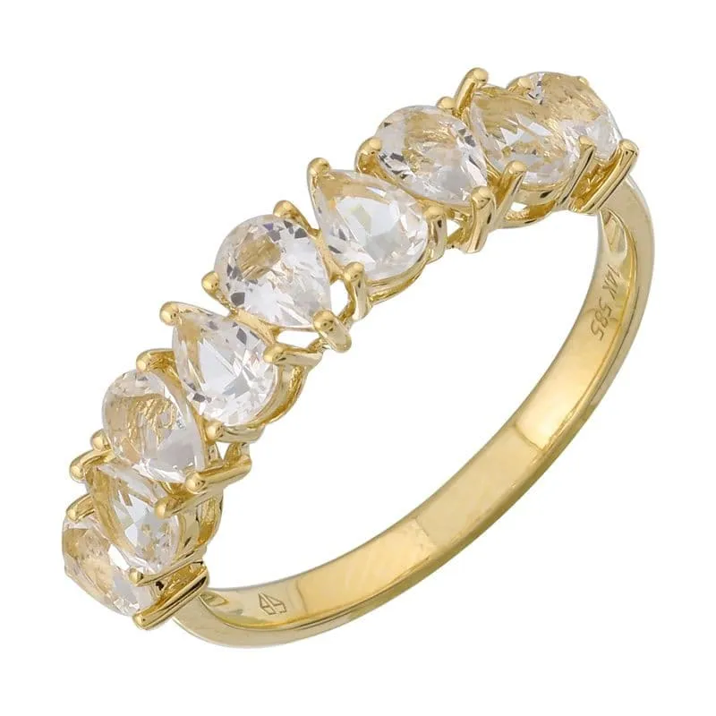 Pear Shape Gemstone Ring