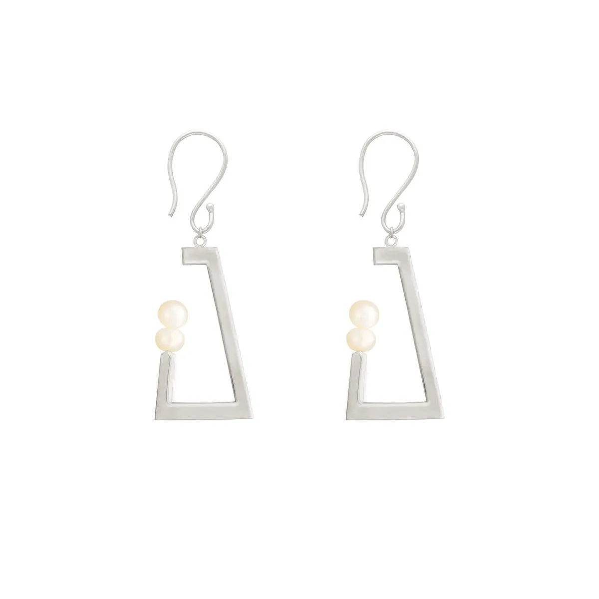Pearl Stand Drop Earrings