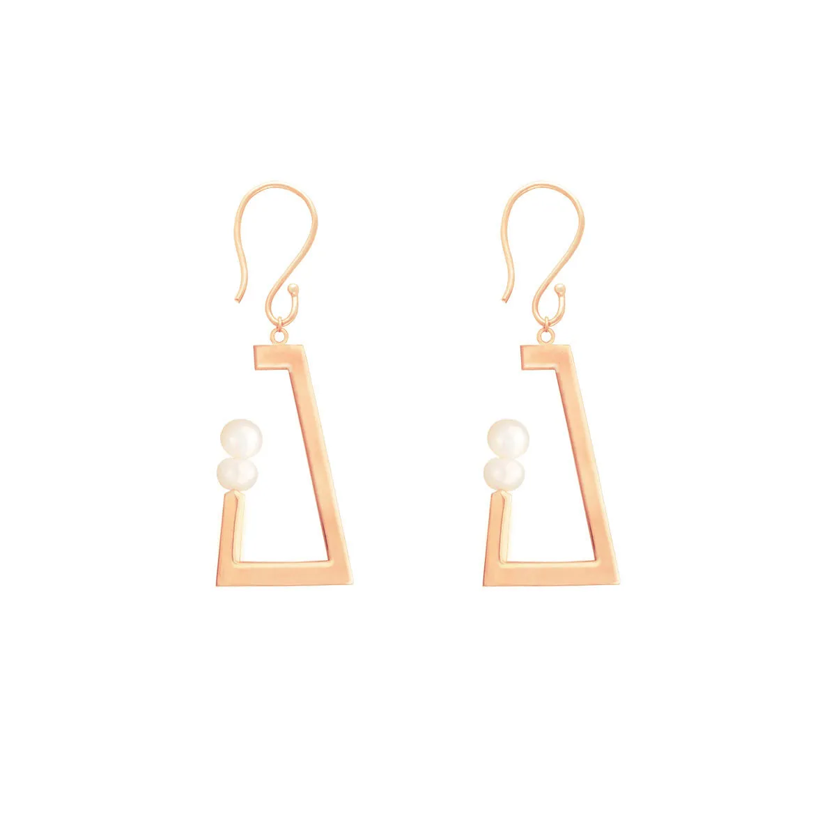 Pearl Stand Drop Earrings