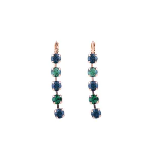 Petite Five Stone Leverback Earrings in "Chamomile" *Preorder*