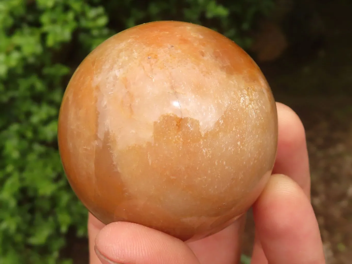 Polished Gorgeous Peach Moonstone Spheres  x 6 From Madagascar