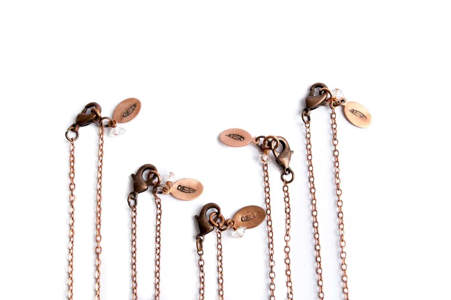 Raw crystal necklace | Electroformed crystal necklace