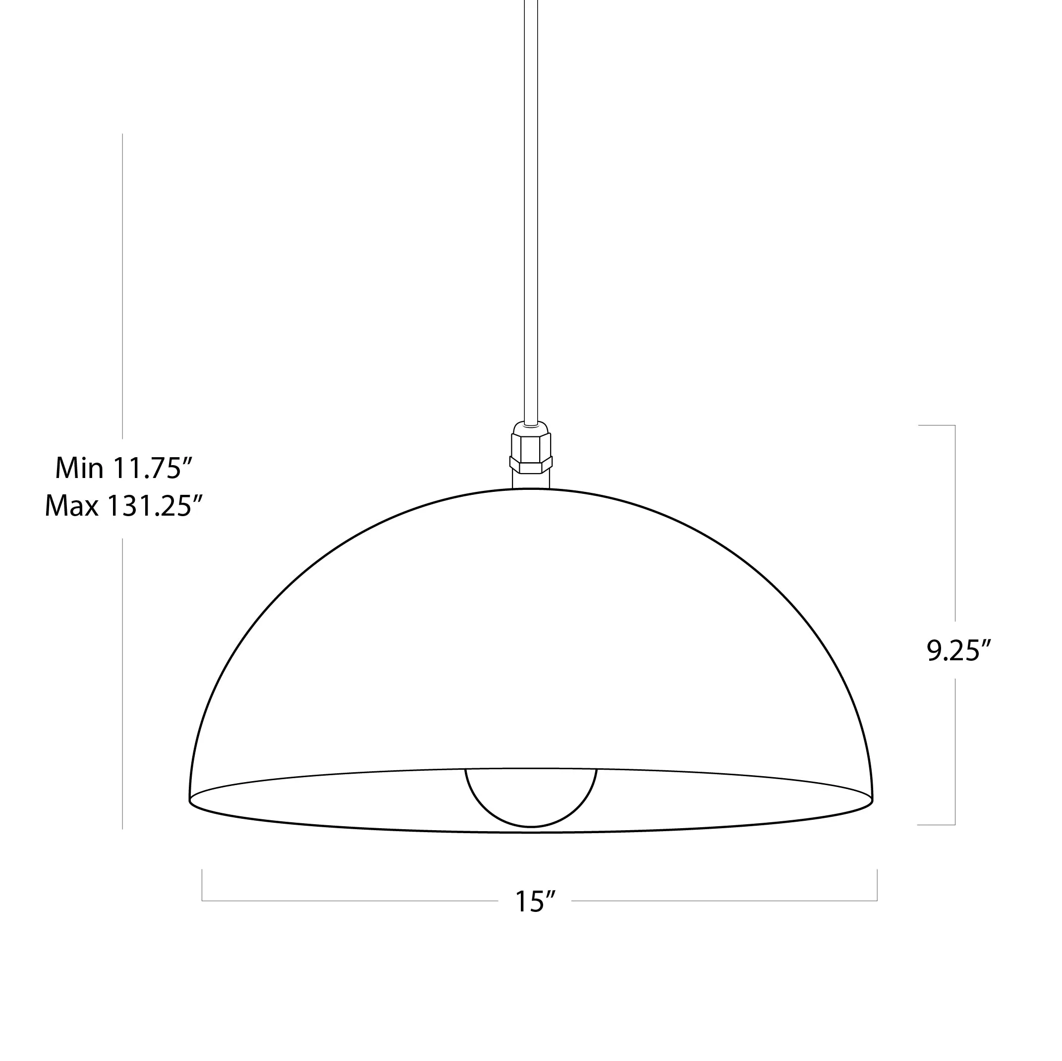 Regina Andrew  Peridot Outdoor Pendant Small