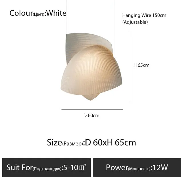 Restaurant pendant lamp duplex LOFT stair lamp Nordic fabric living room designer style creative coffee shop bar lamp