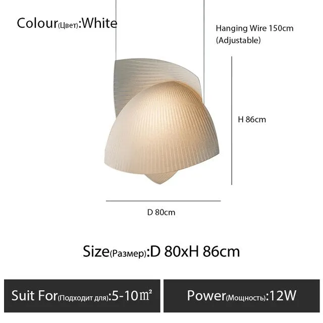 Restaurant pendant lamp duplex LOFT stair lamp Nordic fabric living room designer style creative coffee shop bar lamp