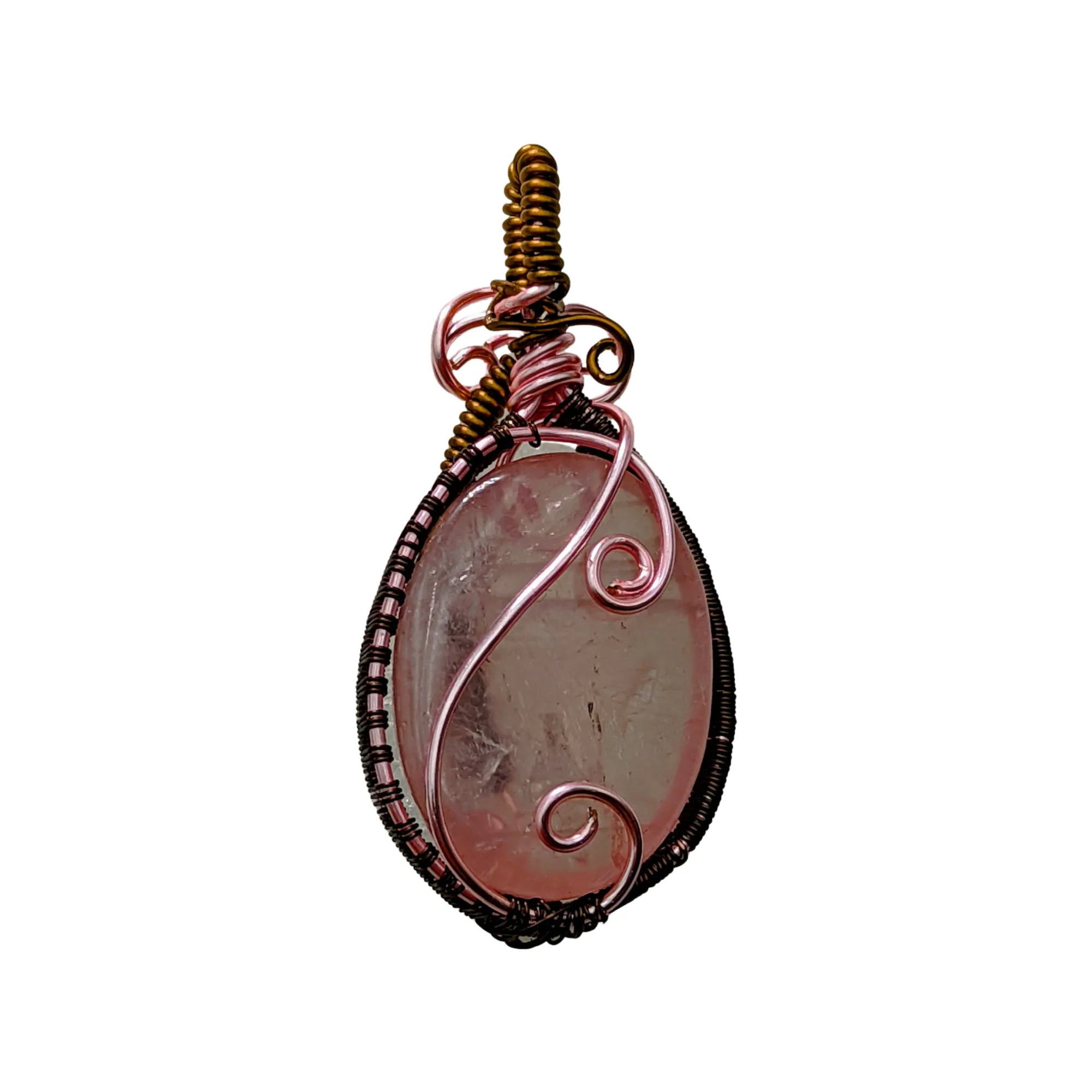 Rose Quartz, Necklace -Echo of a Stone