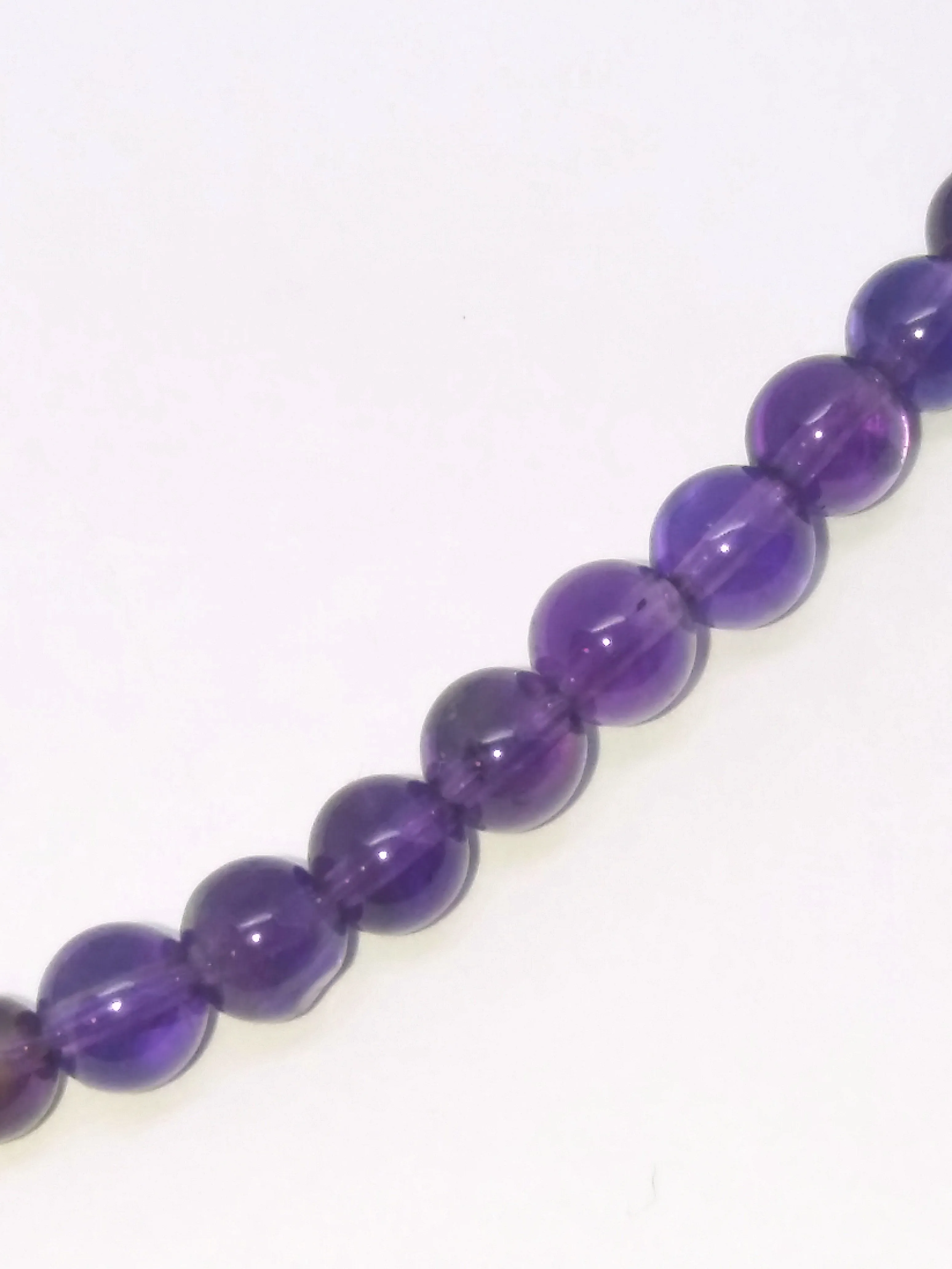 Small Amethyst Beads Necklace Bracelet