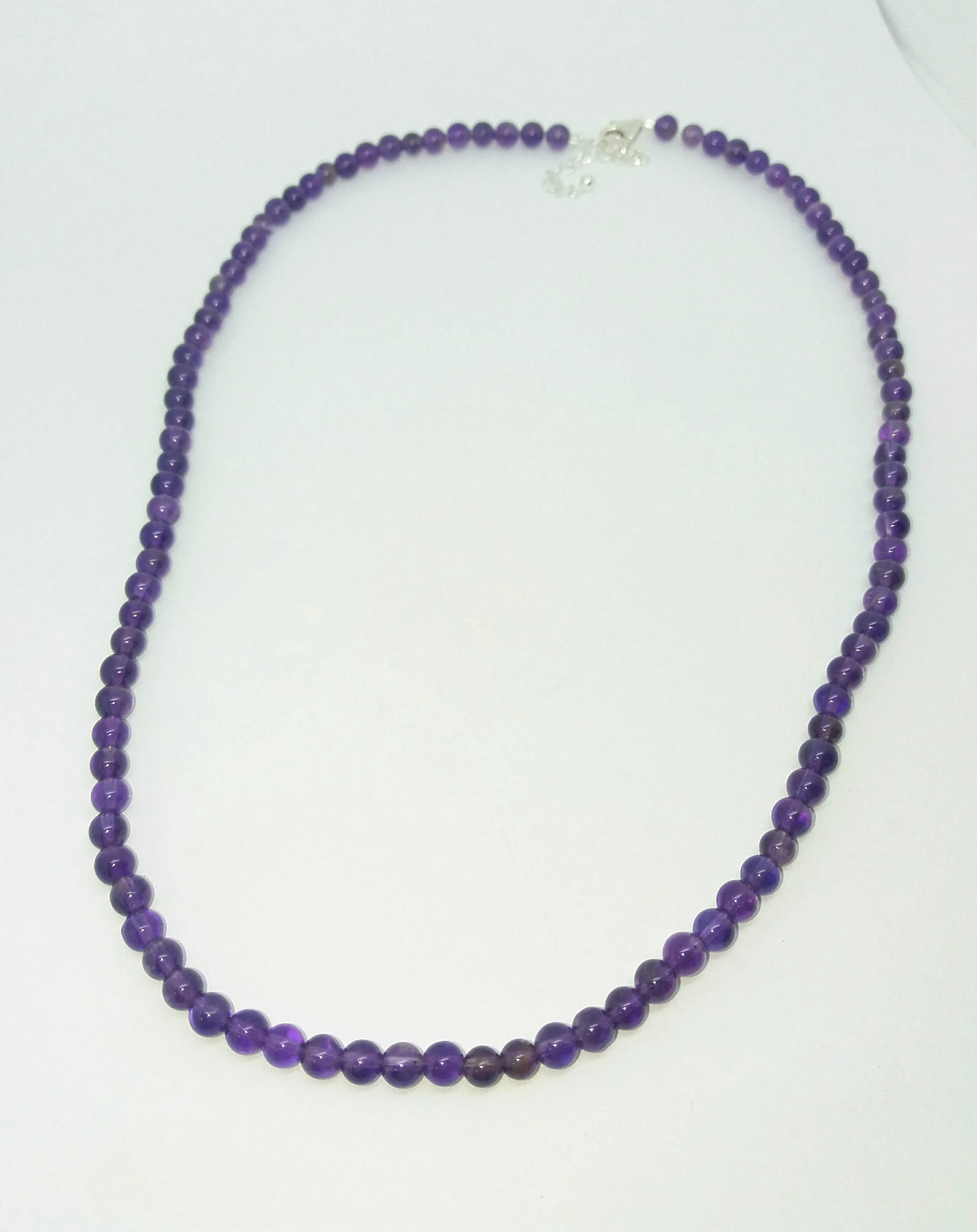 Small Amethyst Beads Necklace Bracelet