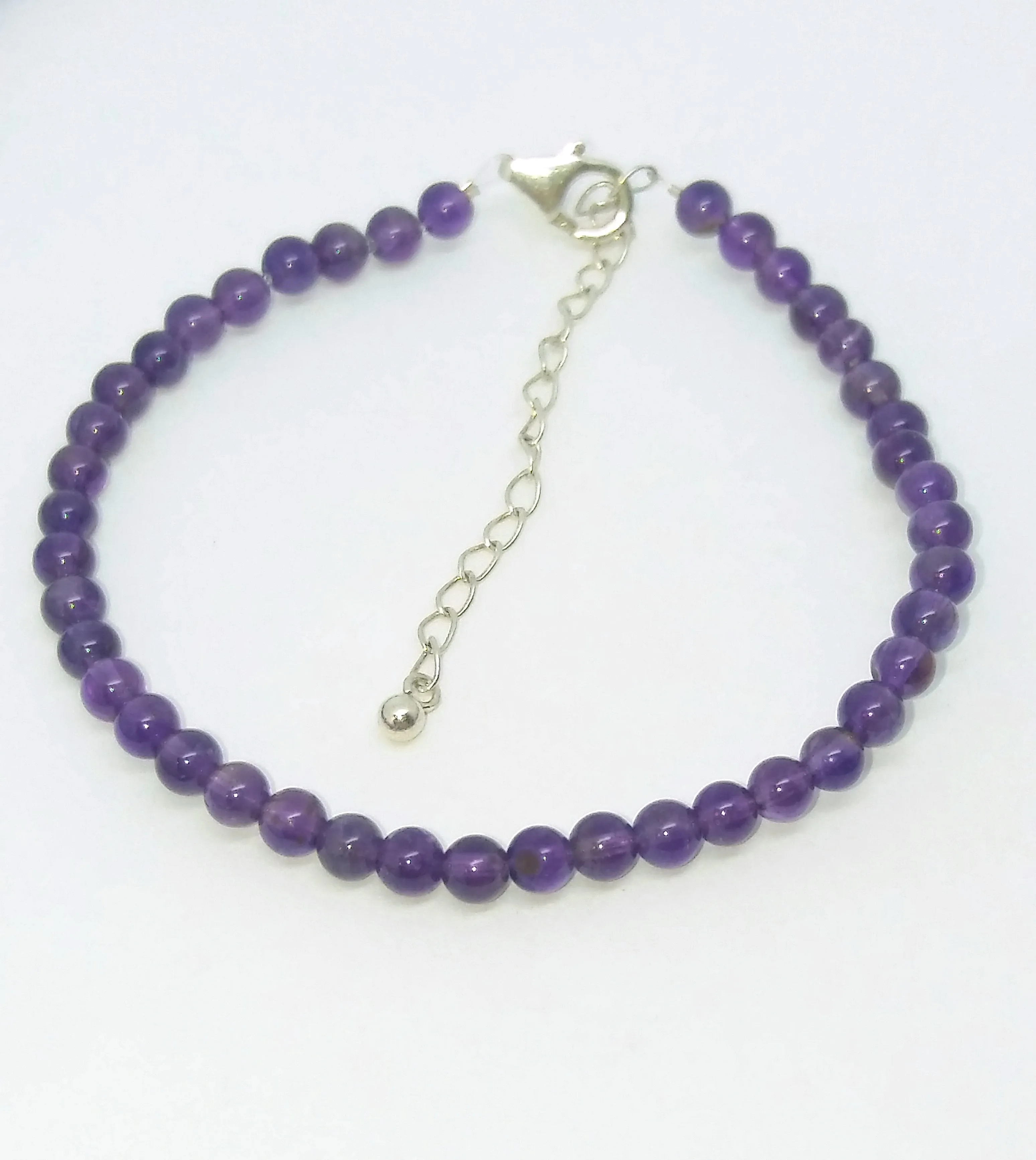 Small Amethyst Beads Necklace Bracelet