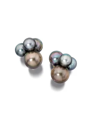 Small Bubble Tahitian Pearl Earrings