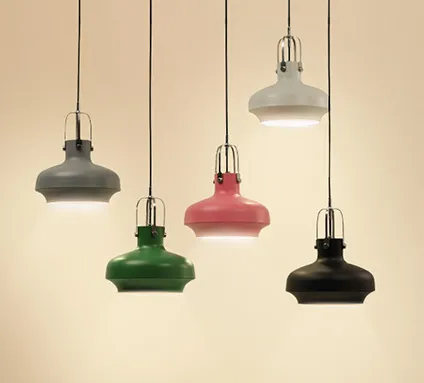 Sveinn Scandinavian Modern Bulbous Shaped Pendant Light