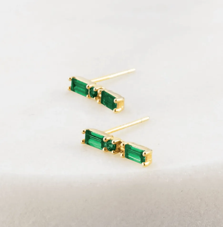Tammy Earring | Emerald