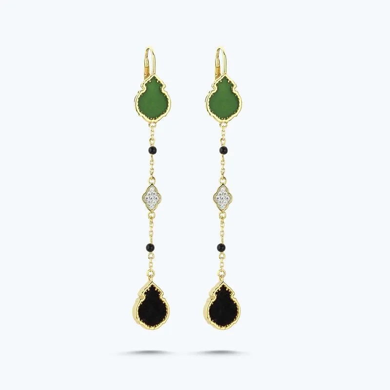 Tesir Kiswa Gold Earrings