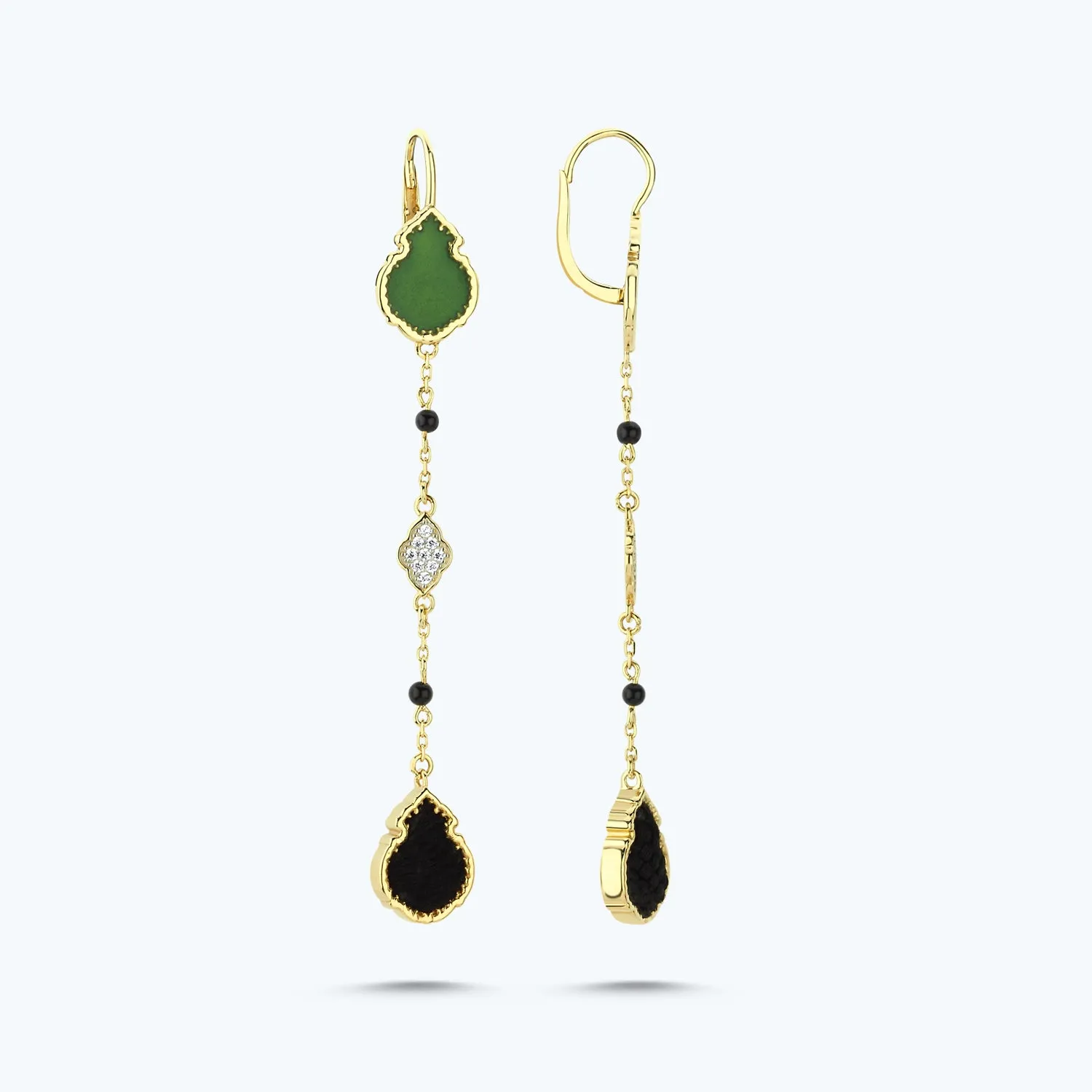 Tesir Kiswa Gold Earrings