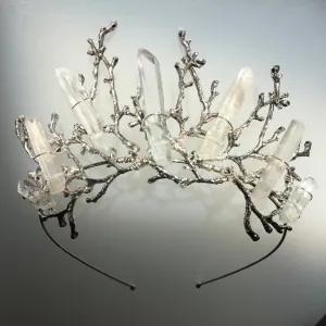 The ESME Quartz Twig Crown
