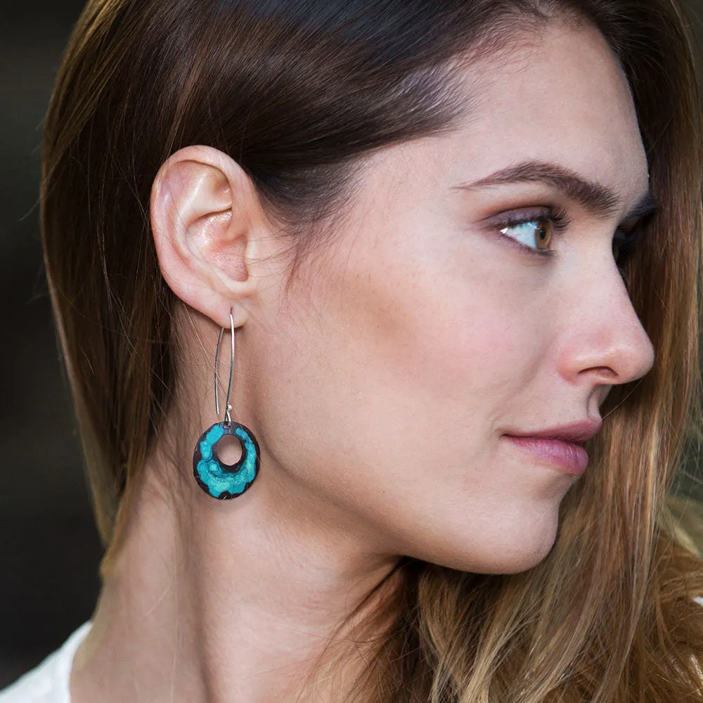 Turquoise Dome Earrings