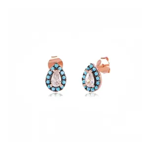 TURQUOISE RAINDROP EARRINGS