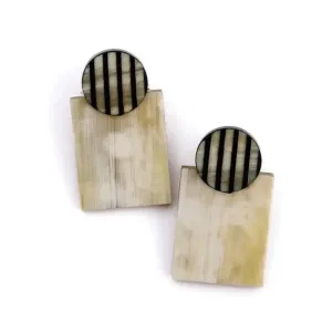 Tuxedo Stripe Earrings