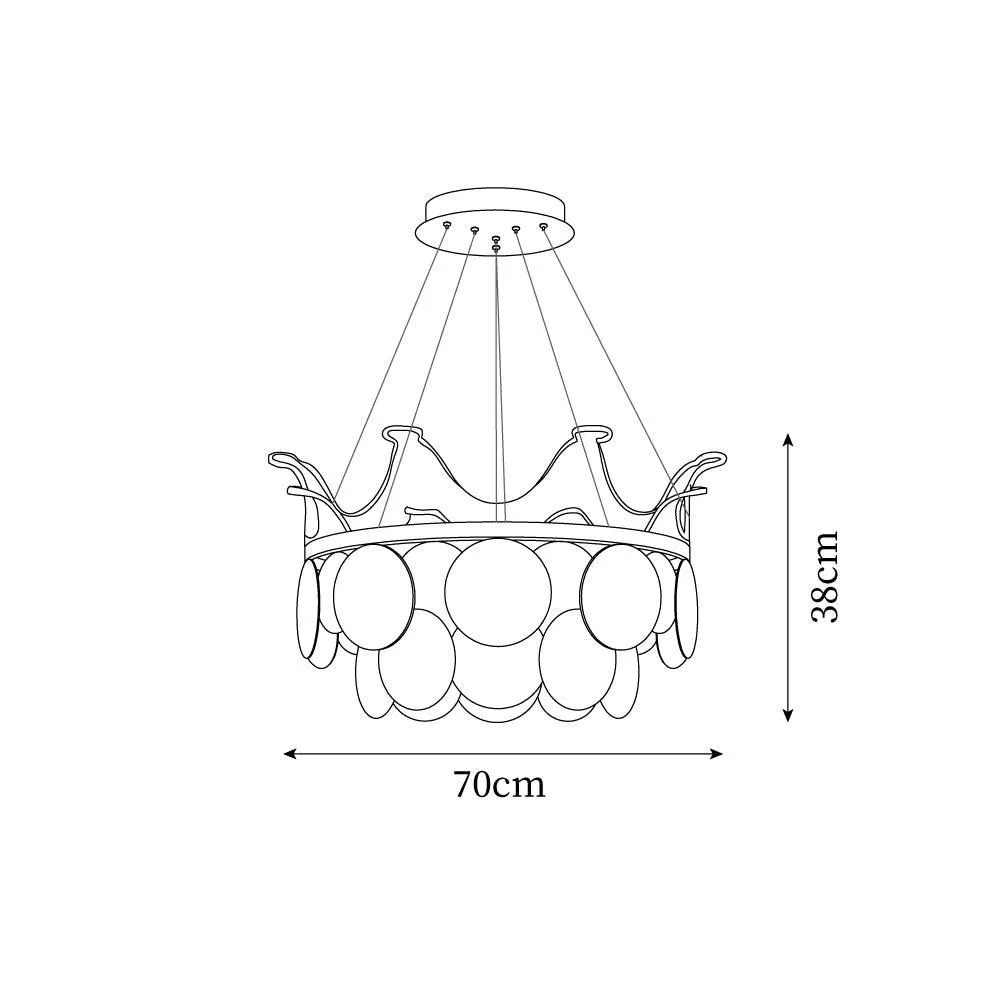 Vassar Crown Chandelier