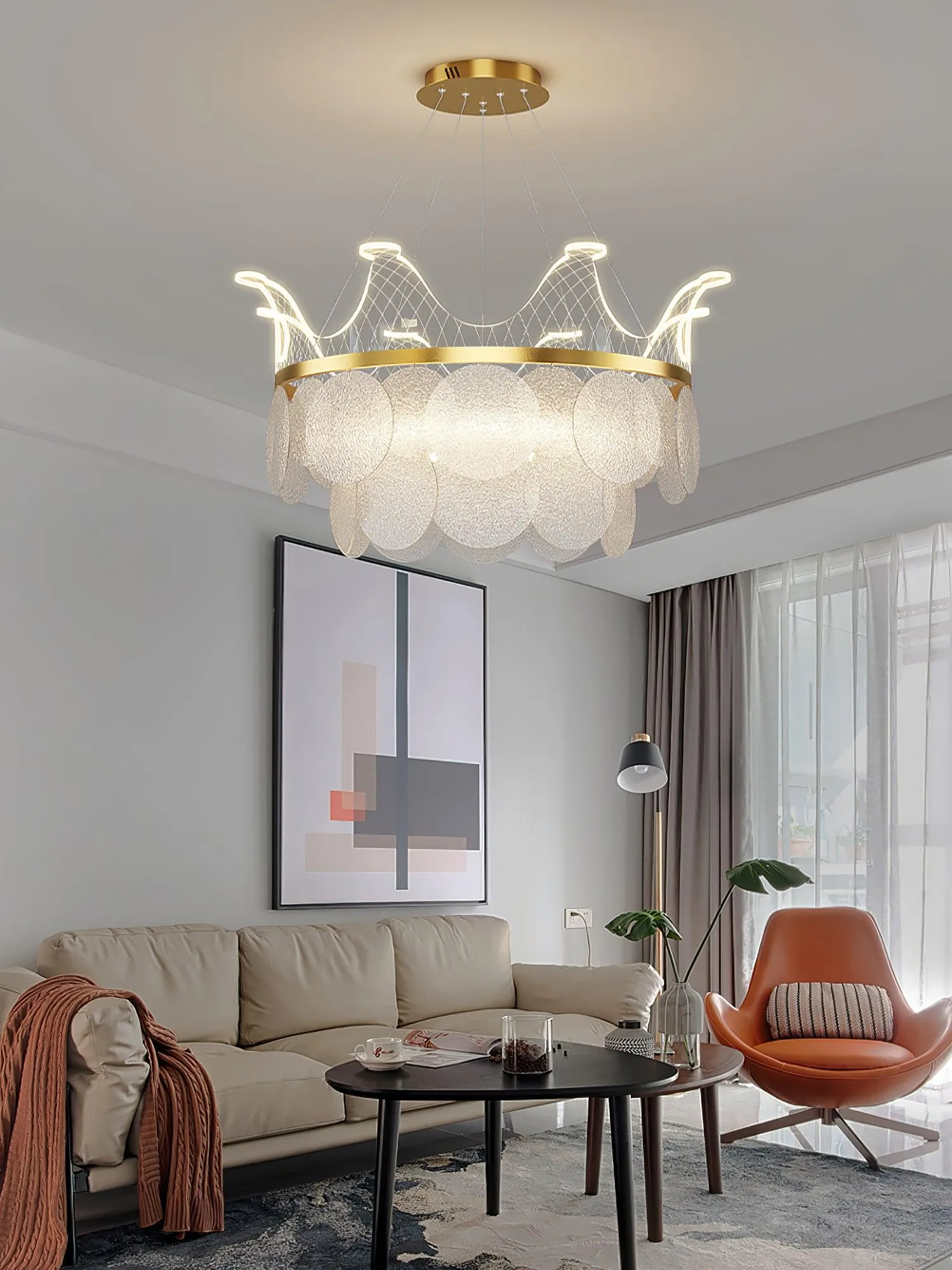 Vassar Crown Chandelier