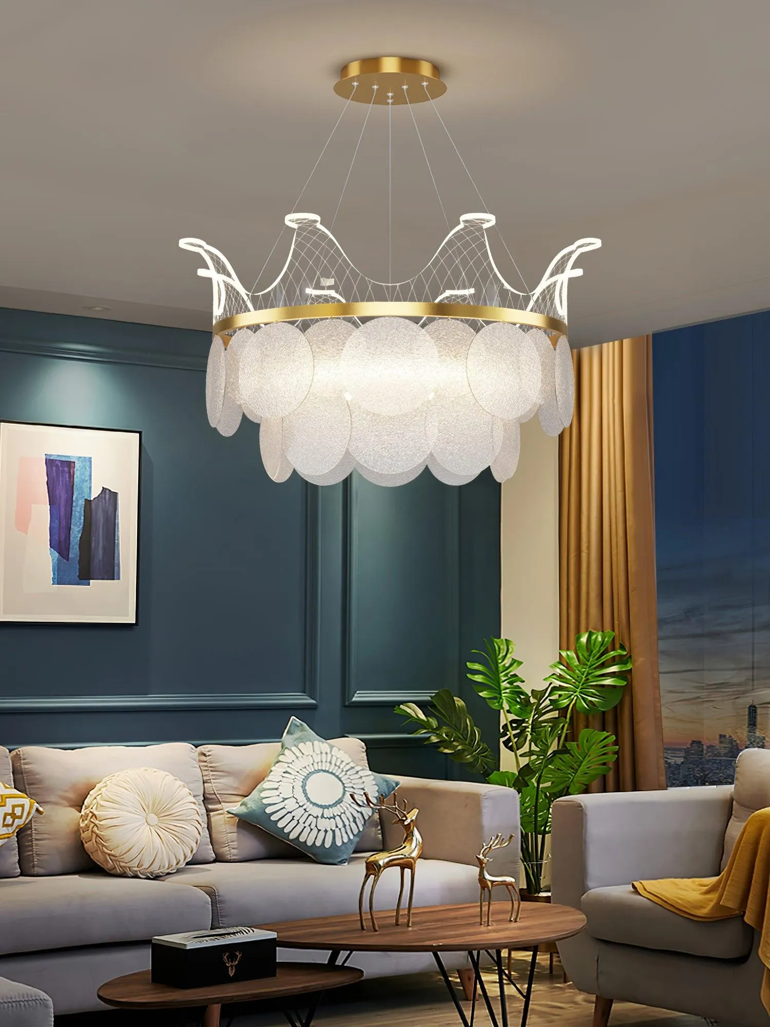 Vassar Crown Chandelier