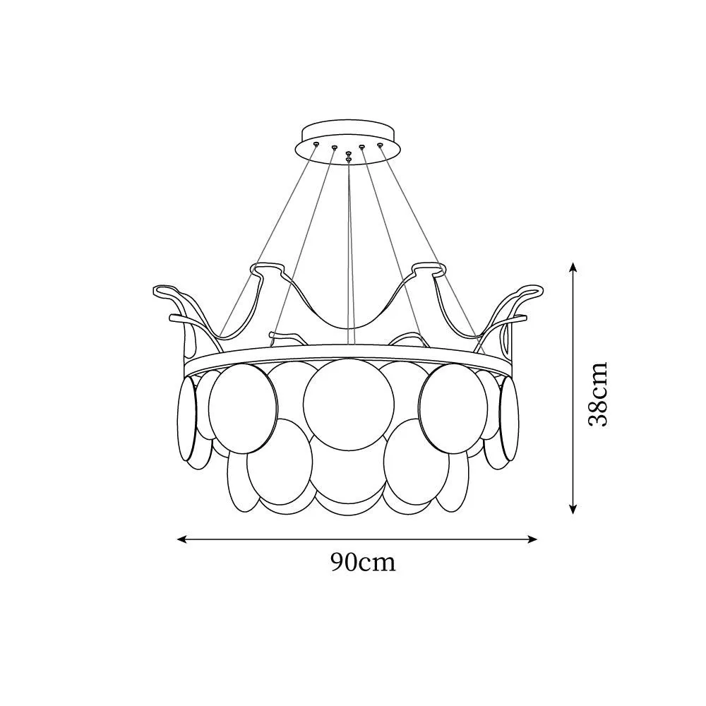Vassar Crown Chandelier