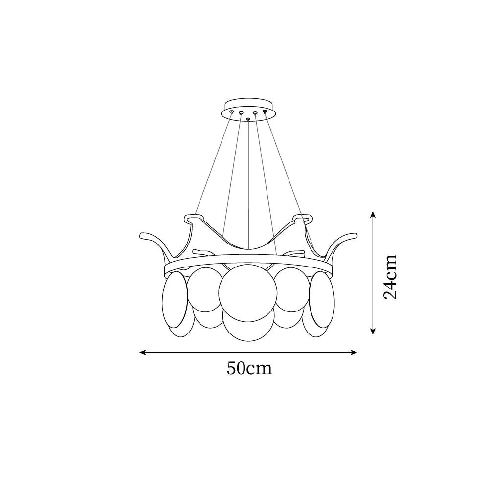 Vassar Crown Chandelier