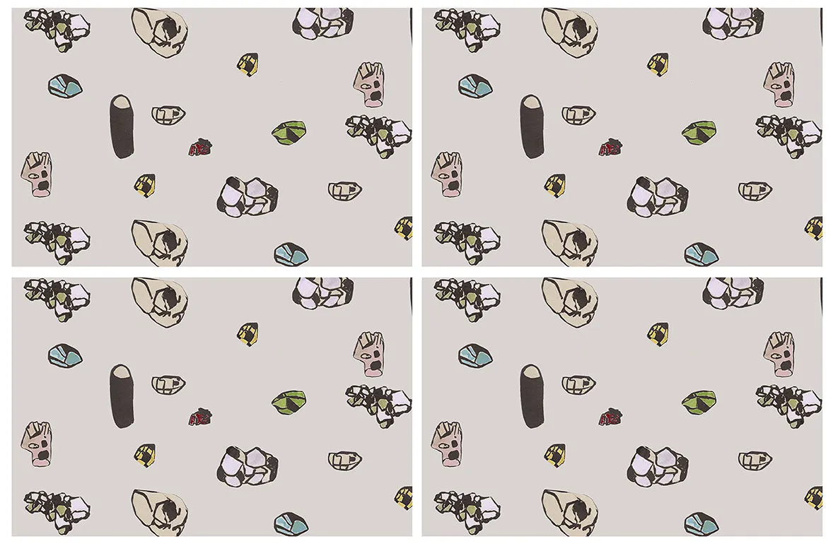Waterproof Placemats <br/> Gemstones