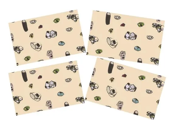 Waterproof Placemats <br/> Gemstones