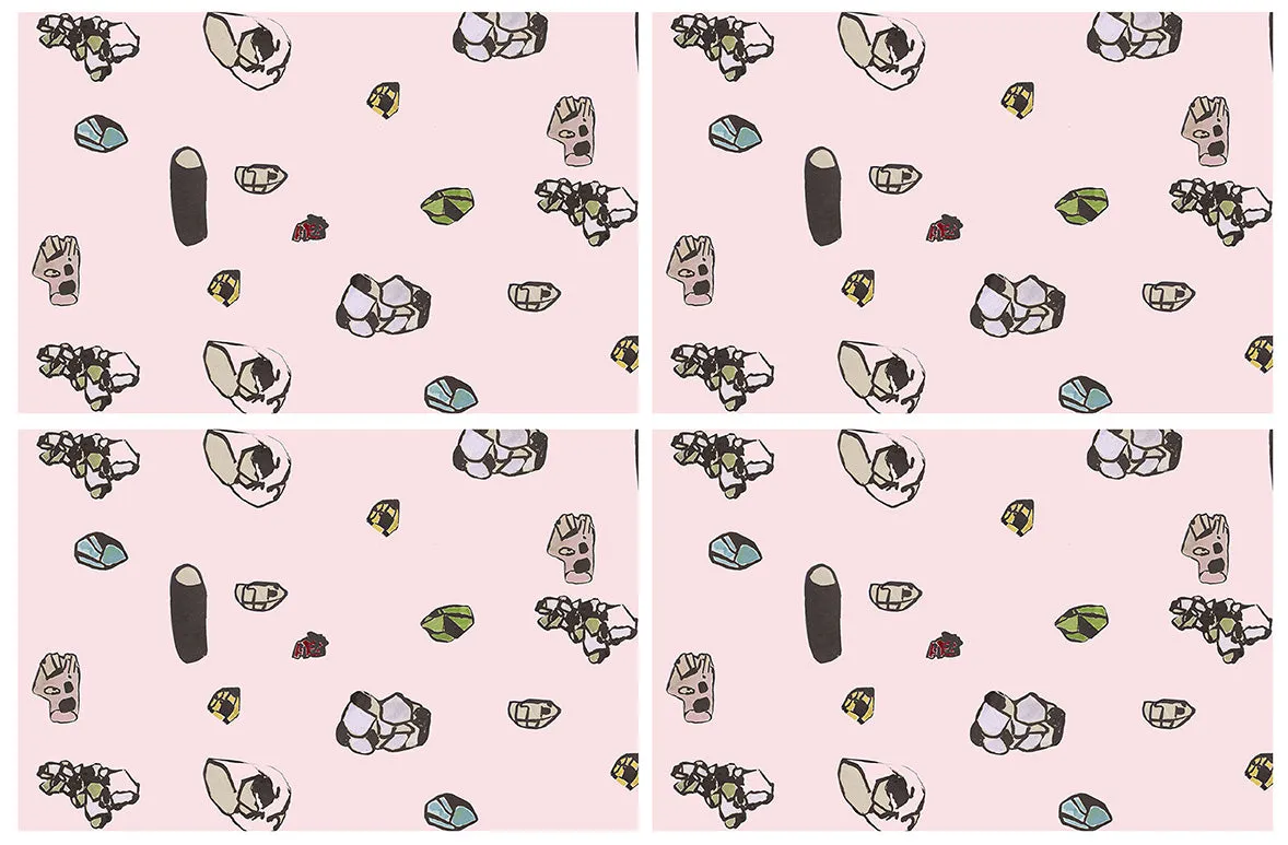 Waterproof Placemats <br/> Gemstones