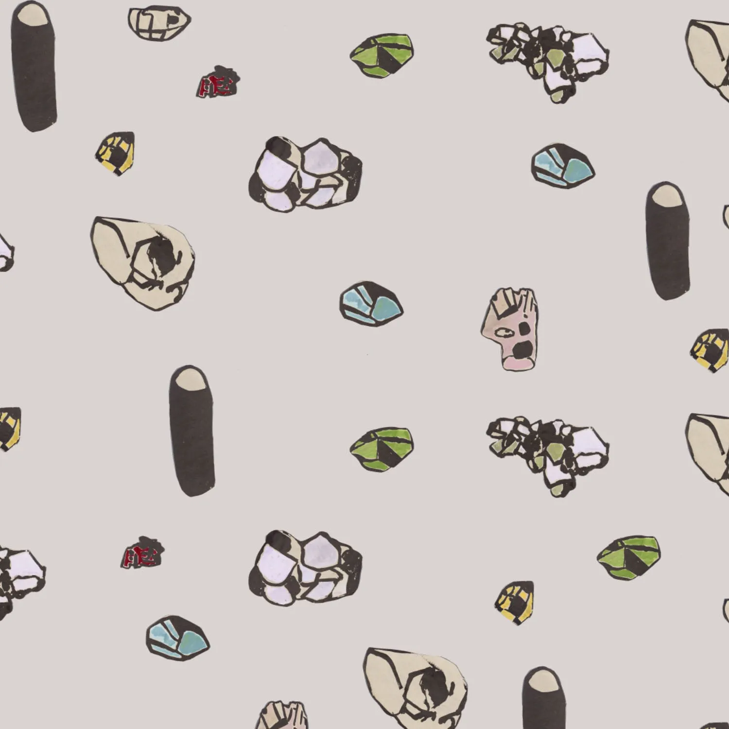 Waterproof Placemats <br/> Gemstones