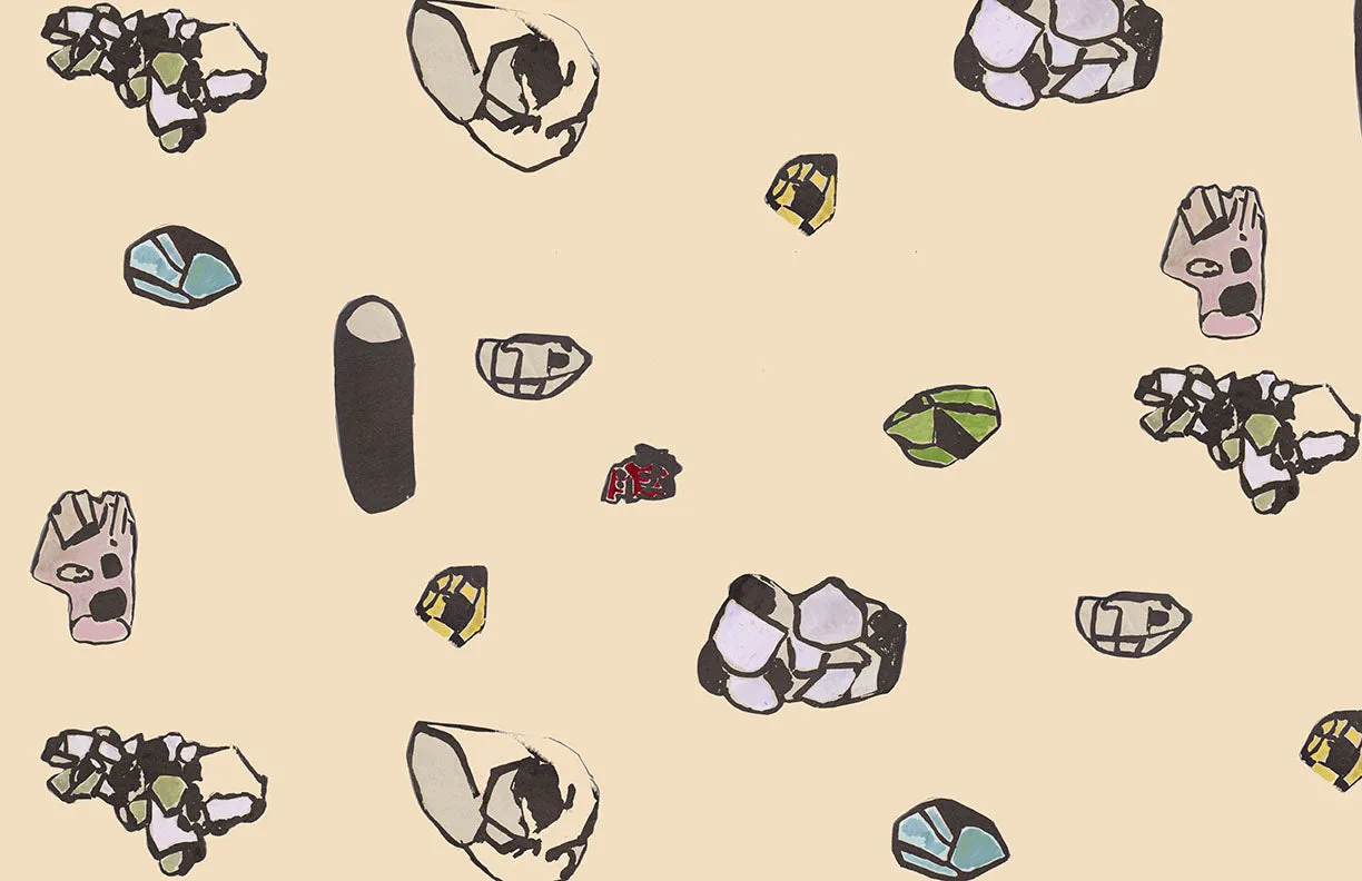 Waterproof Placemats <br/> Gemstones